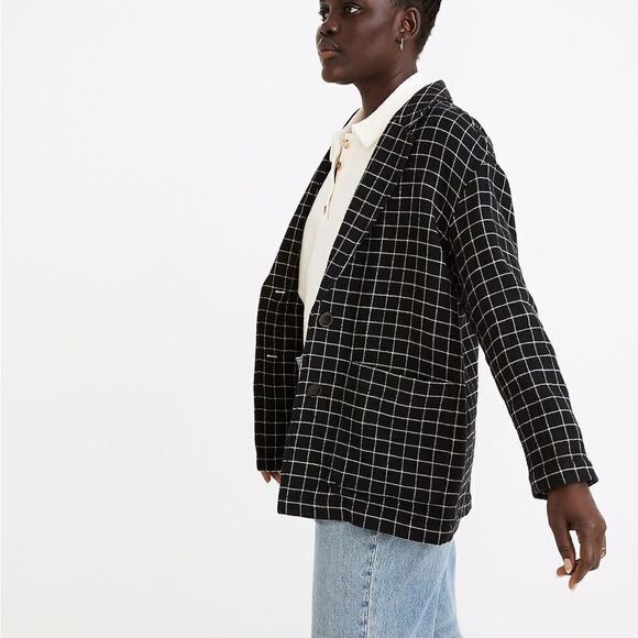 Madewell windowpane blazer size XS